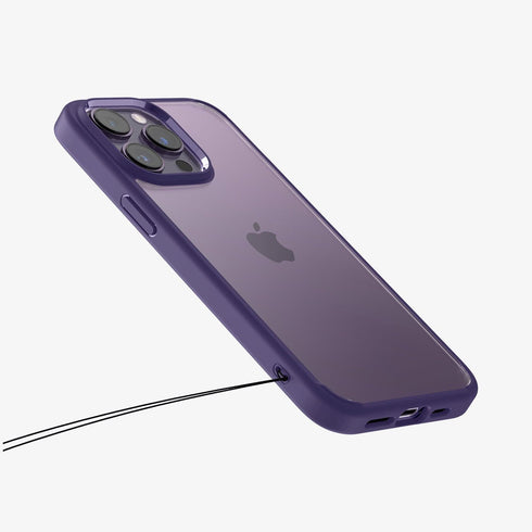 ACS04816 - iPhone 14 Pro Max Case Ultra Hybrid in crystal clear showing the back